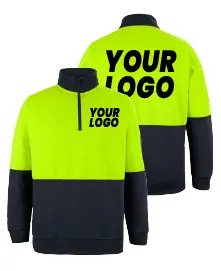 Hi Vis 1/2 Zip Jumper